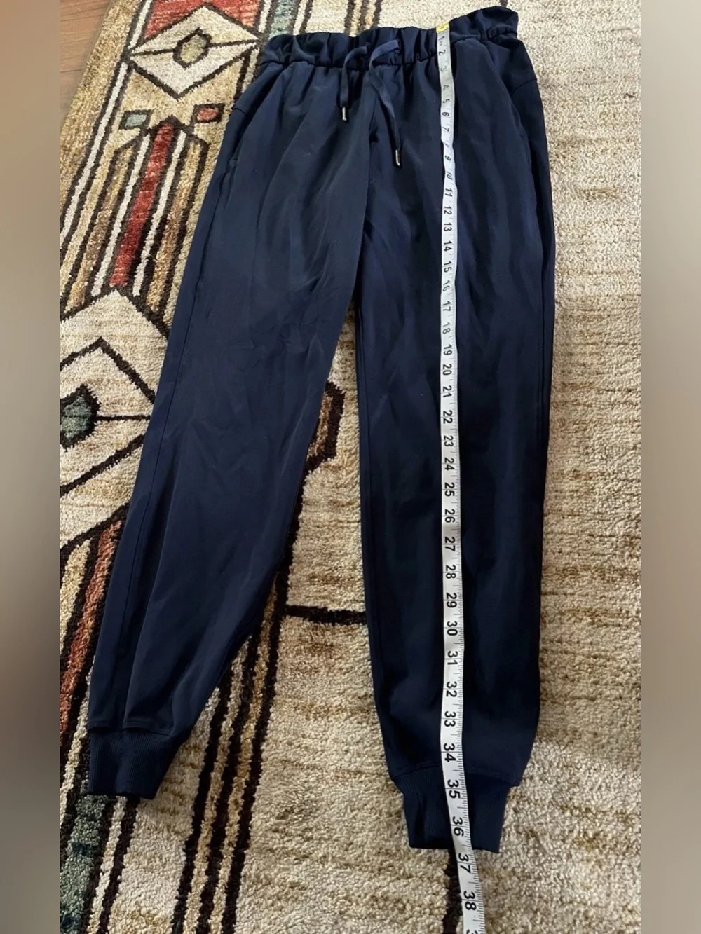 Lululemon On The Fly Joggers Blue Womens Size 2 Activewear Athleisure Athletic